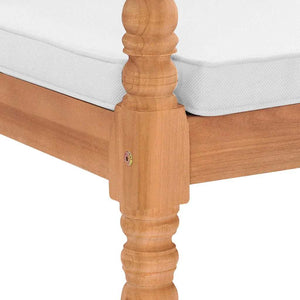 Batavia Stühle 2er Set Teakholz mit Kissen