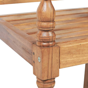 Batavia Gartenbank Teak mit Polstern, 150cm
