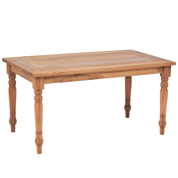 Batavia Teak Couchtisch Kolonialstil 90x50