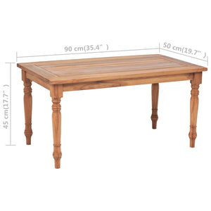 Batavia Teak Couchtisch Kolonialstil 90x50