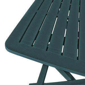 3-tlg. Klappbares Bistro-Set Grün