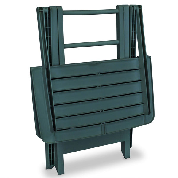 3-tlg. Klappbares Bistro-Set Grün