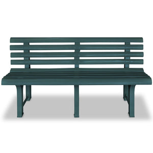 Grüne Gartenbank 145,5 cm