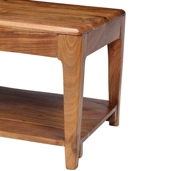 Couchtisch Massivholz 88x50x38 cm