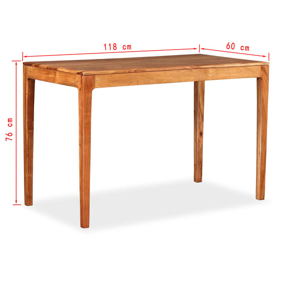 Esszimmertisch Recyceltes Massivholz 118 x 60 x 76 cm