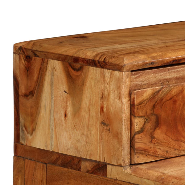 Schreibtisch mit Schubladen Massivholz 88 x 50 x 90 cm