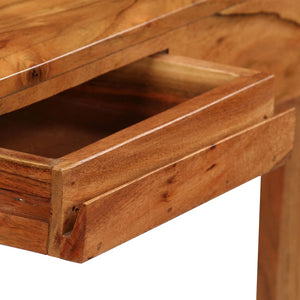 Schreibtisch mit Schubladen Massivholz 88 x 50 x 90 cm