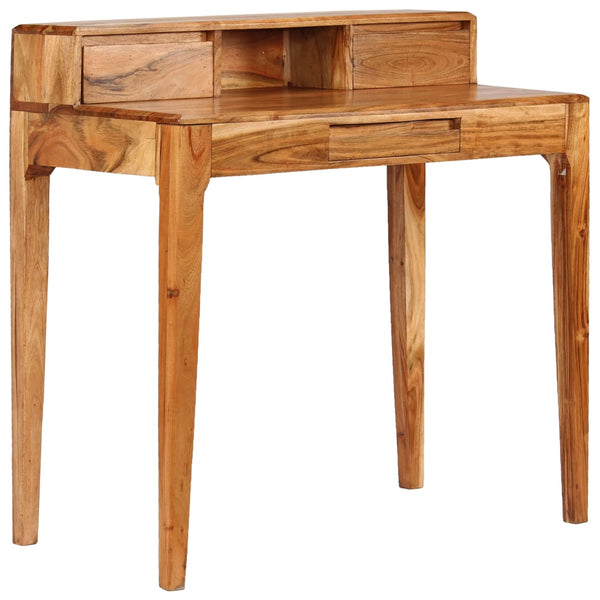 Schreibtisch mit Schubladen Massivholz 88 x 50 x 90 cm
