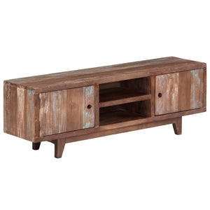TV-Schrank Massivholz Akazie Vintage 118x30x40 cm