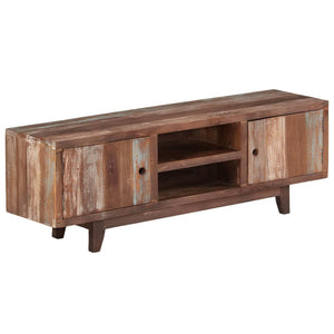 TV-Schrank Massivholz Akazie Vintage 118x30x40 cm