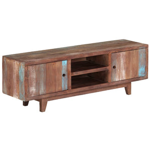 TV-Schrank Massivholz Akazie Vintage 118x30x40 cm