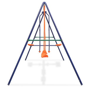 4-Sitzer Metall Schaukel - Orange