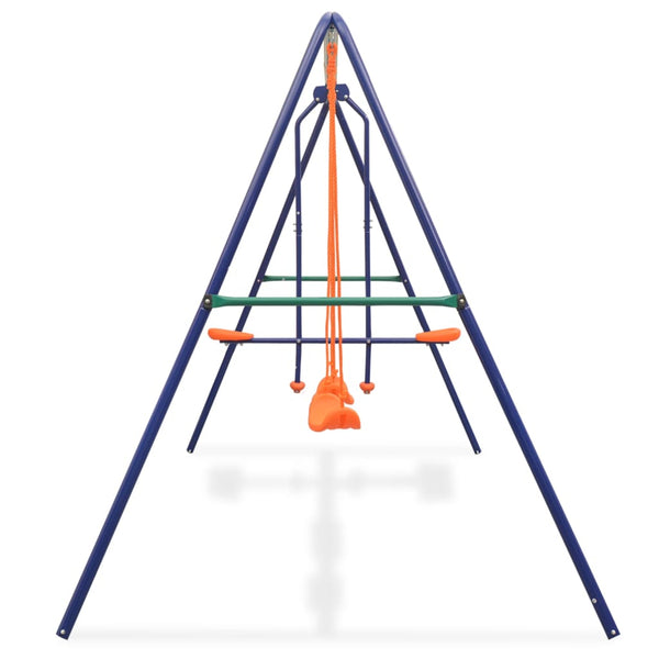 4-Sitzer Metall Schaukel - Orange