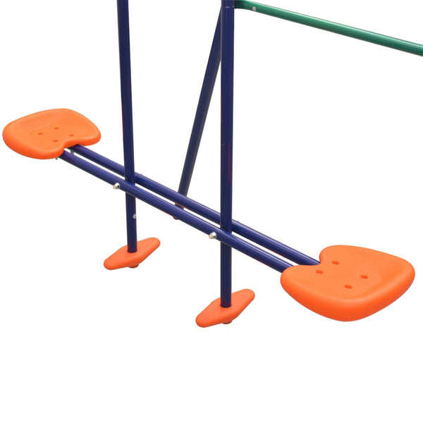4-Sitzer Metall Schaukel - Orange