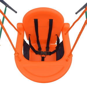 2-in-1 Schaukel für Kleinkinder und Kinder - Orange