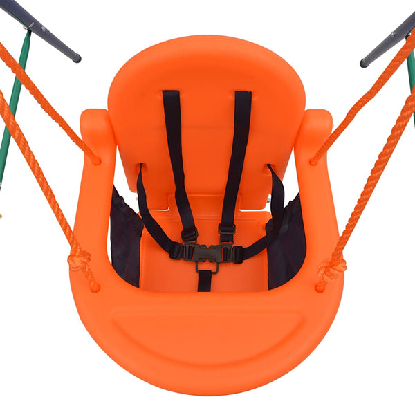 2-in-1 Schaukel für Kleinkinder und Kinder - Orange