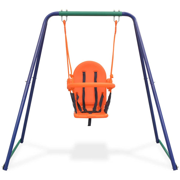 2-in-1 Schaukel für Kleinkinder und Kinder - Orange