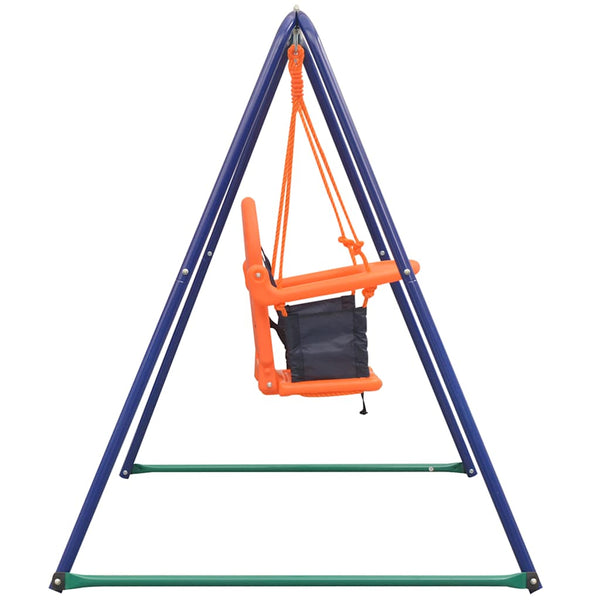 2-in-1 Schaukel für Kleinkinder und Kinder - Orange