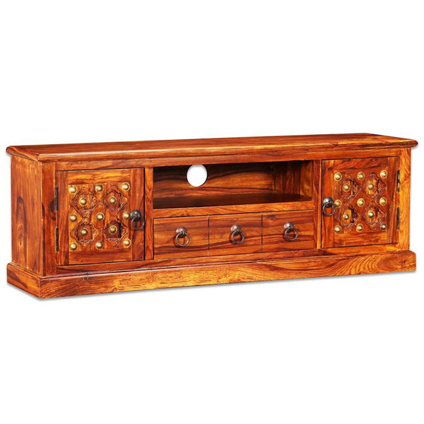 TV-Schrank Massivholz Akazie 120x30x40 cm