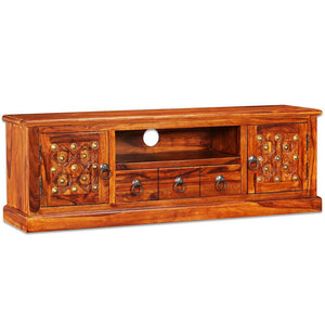 TV-Schrank Massivholz Akazie 120x30x40 cm