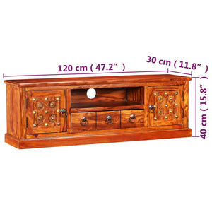 TV-Schrank Massivholz Akazie 120x30x40 cm