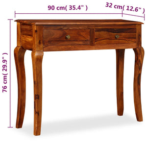 Konsolentisch Massivholz Akazie 90x32x76 cm