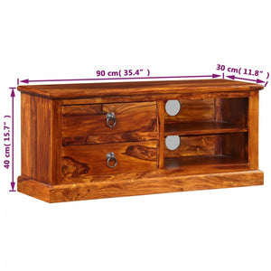 TV-Schrank Massivholz Akazie 90x30x40 cm