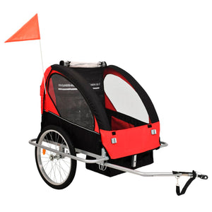 2-in-1 Fahrradanhänger & Kinderwagen