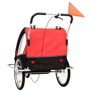 2-in-1 Fahrradanhänger & Kinderwagen