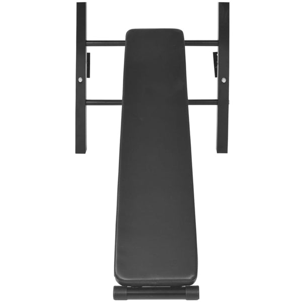 Wandmontierter Multifunktions-Fitness-Power-Turm Schwarz
