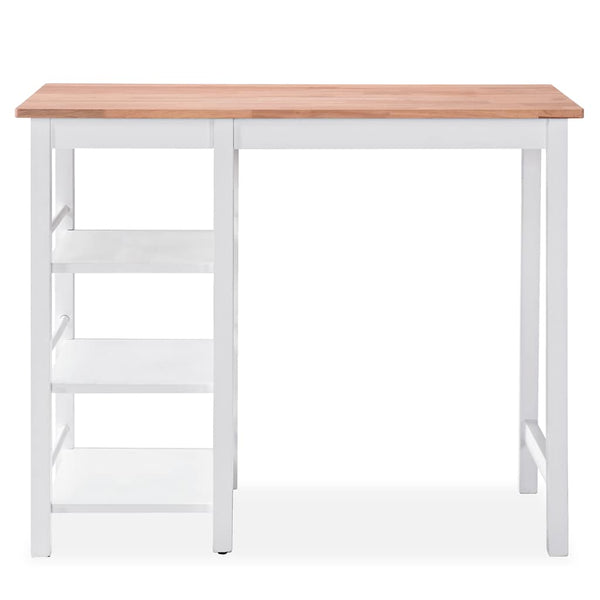 Bar Set 3 Stück MDF Weiß