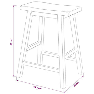 Bar Set 3 Stück MDF Weiß