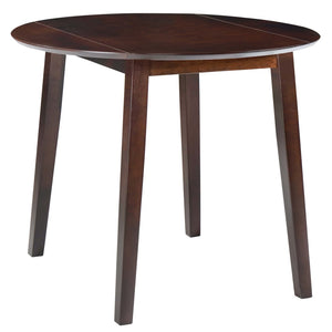 vidaXL Round Foldable Dining Table MDF Brown