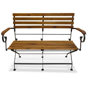 Klappbare Gartenbank Akazie 112 cm