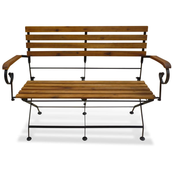 Klappbare Gartenbank Akazie 112 cm