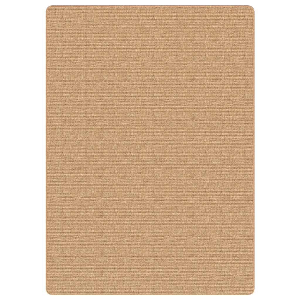 vidaXL Tapis en jute avec envers en latex 70x130 cm Naturel