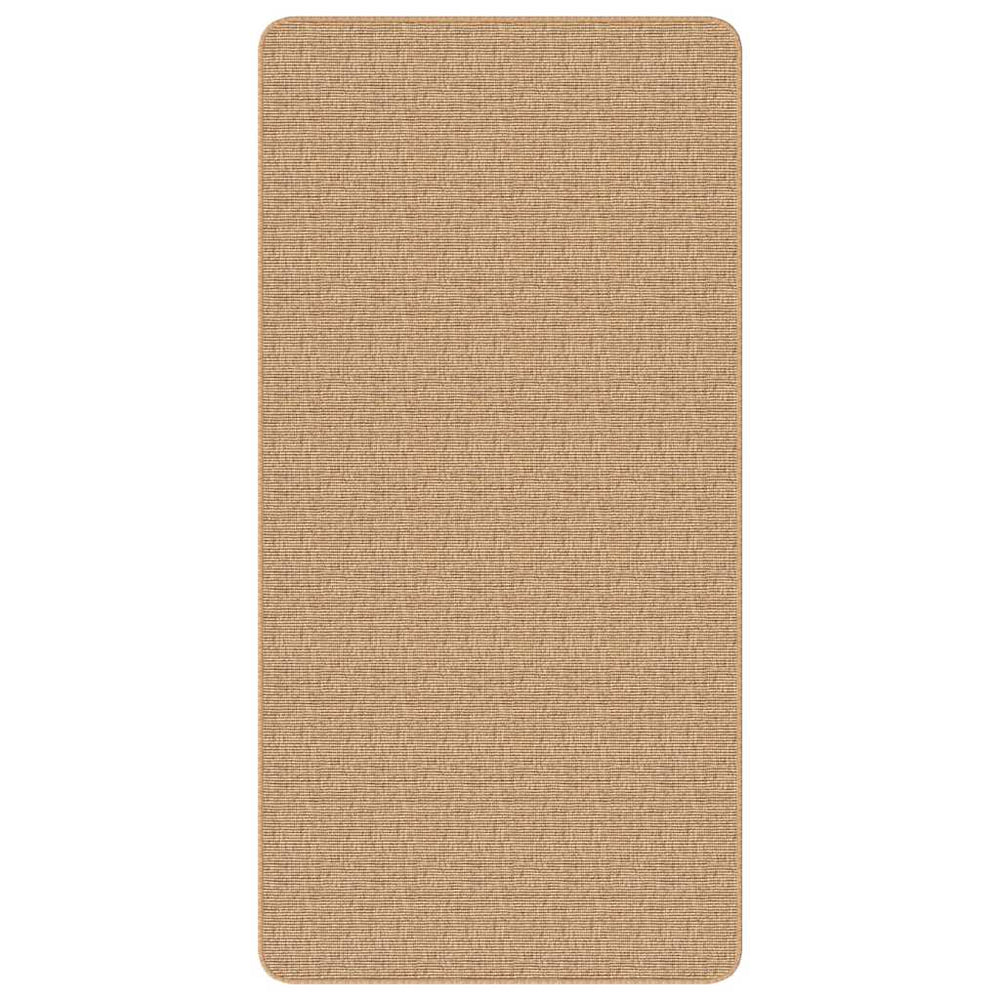 Teppich Jute mit Latexrücken 80x160 cm Natur