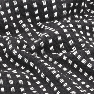 vidaXL Plaid en coton à carreaux 125x150 cm Noir