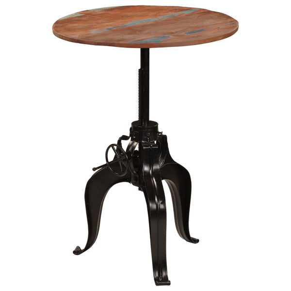 Bartisch Altholz Massiv 75x(76-110) cm