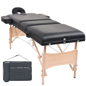 Tragbare Massageliege 3 Zonen - 10cm Polster