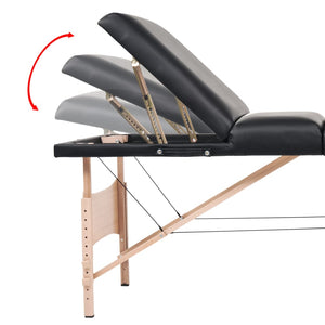 Tragbare Massageliege 3 Zonen - 10cm Polster