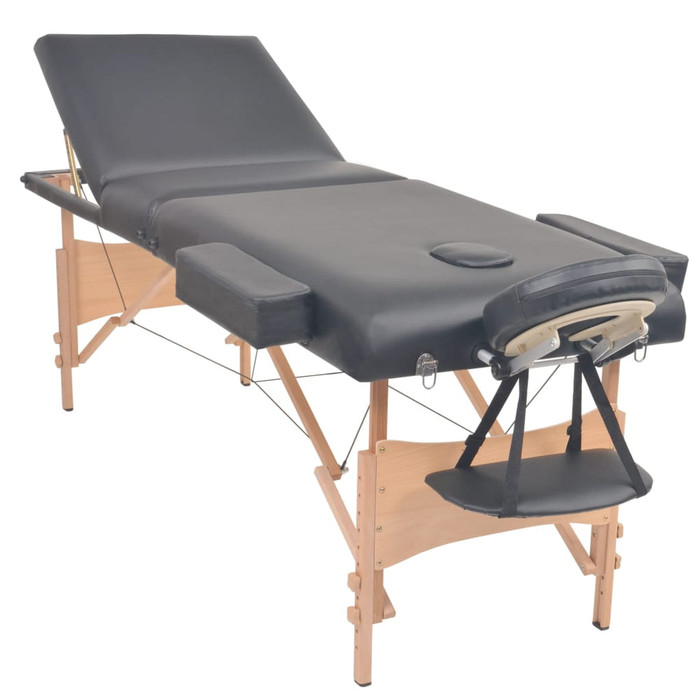 Tragbare Massageliege 3 Zonen - 10cm Polster