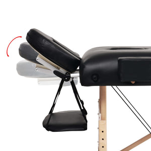 Tragbare Massageliege 3 Zonen - 10cm Polster