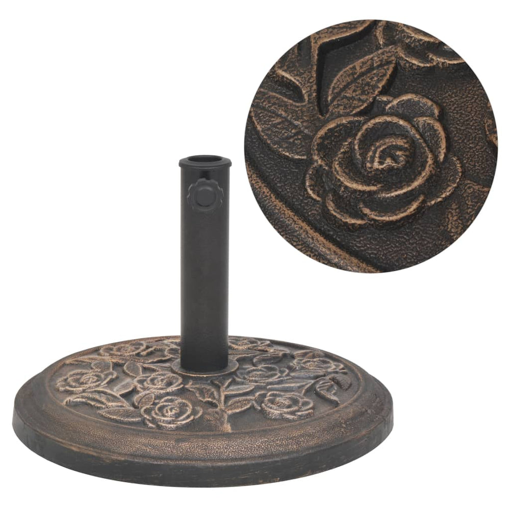 Sonnenschirmständer Bronze Harz 9 kg