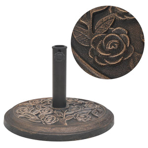 Sonnenschirmständer Bronze Harz 9 kg