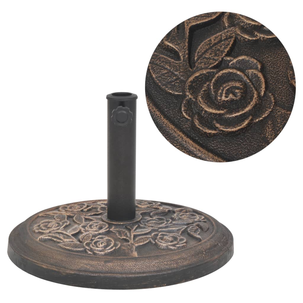 Sonnenschirmständer Bronze Harz 9 kg