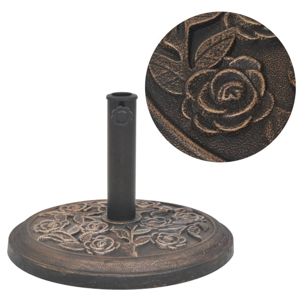 Sonnenschirmständer Bronze Harz 9 kg
