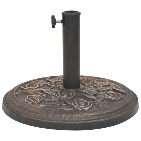 Sonnenschirmständer Bronze Harz 9 kg
