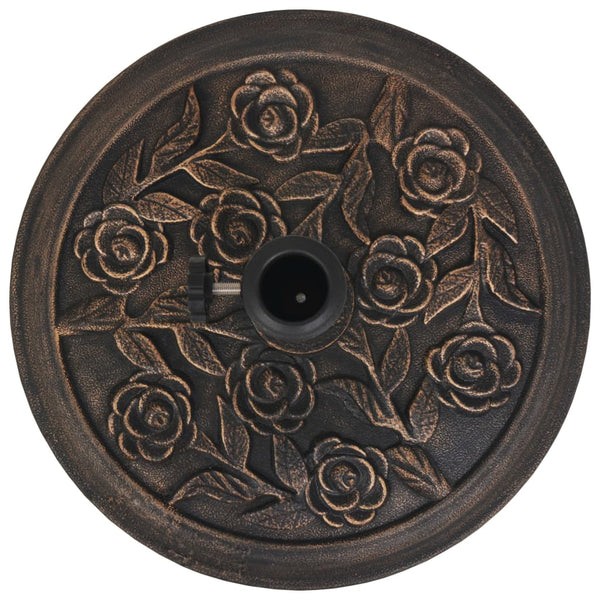 Sonnenschirmständer Bronze Harz 9 kg