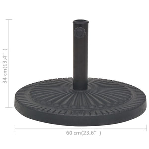 Sonnenschirmständer Harz Schwarz 29kg